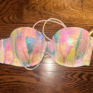 Victoria's Secret Pastel Multicolor Bikini Top